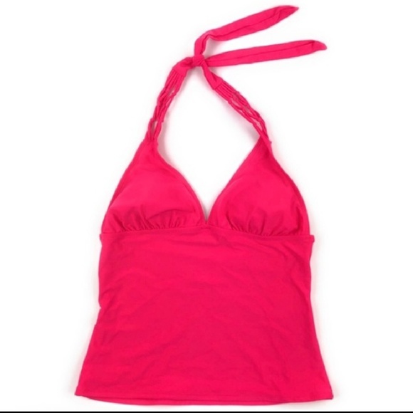 MAKE AN OFFER Old Navy hot pink macrame tankini - Picture 3 of 8